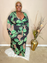 Load image into Gallery viewer, Palm Leaf Maxi Dress
